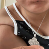 銀緣千喜999足銀項鏈女無(wú)吊墜鎖骨鏈替換素鏈925銀鏈子萬(wàn)能裸鏈條細款配飾 925銀o字鏈45+5cm 曬單實(shí)拍圖