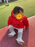 迷你巴拉巴拉男童女童羽绒服冬季新款宝宝婴儿保暖外套童装 中国红60611 80cm 晒单实拍图