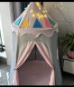 小斑鸠（little dove）儿童帐篷室内游戏屋/女孩蒙古包城堡玩具礼物 粉色升级款(含棉垫) 实拍图