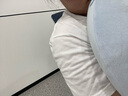 詩蘭倫薩（SHILANLUNSA）短袖T恤女2023新款女裝正肩純棉短袖T恤女時尚百搭顯瘦上衣打底衫 白色A29【單件裝】 M（95-110斤） 曬單實拍圖