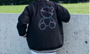 楠語(yǔ)秋（NANYUQIU）新款棒球服女ins潮百搭秋冬加厚韓版學(xué)生短款寬松bf港風(fēng)棉服外 黑色加(厚)棉襖 M 90-105斤 曬單實(shí)拍圖
