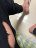 雅鹿2套男士秋衣秋褲男100%純棉秋季薄款圓領(lǐng)保暖內(nèi)衣套裝打底棉毛衫 圓領(lǐng)-100%純棉2套裝【黑色+深麻灰】 3XL 【適合160-180斤】 曬單實(shí)拍圖