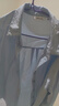 Olrain歐芮兒長袖襯衫女春秋女裝寬松通勤氣質上衣 藍色 L  曬單實拍圖
