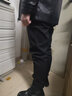 佐優(yōu)品墜感小西褲男九分褲子韓版潮流修身小腳休閑長(cháng)褲秋冬季直筒西裝褲 (1件)黑色(九分褲) 加絨 34 建議150-160斤內 曬單實(shí)拍圖