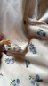 美梵朗甜美復(fù)古碎花連帽衛(wèi)衣外套女春秋新款學(xué)院風(fēng)寬松百搭薄款開衫 杏色碎花外套 M 85-105斤 曬單實(shí)拍圖