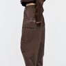 moussy 女裝新品高街機能運動(dòng)風(fēng)工裝褲休閑褲女028HSA30-0691 060棕色 S 曬單實(shí)拍圖