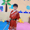 奧蒙威（AOMENGWEI）兒童漢服男童夏季古裝明制錦衣衛(wèi)飛魚服帥氣古風俠客演出服STFY01 飛魚服紅色（雙排扣腰帶） 130 曬單實拍圖