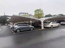 羽以（YUYI）大型膜結構停車(chē)棚雨棚戶(hù)外張拉膜遮陽(yáng)汽車(chē)棚小區自行車(chē)棚結構車(chē)棚 PVC 1100克 曬單實(shí)拍圖