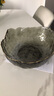 青蘋果（QINGPINGGUO） 金邊玻璃碗沙拉碗盤水果飯碗家用透明甜品網(wǎng)紅餐具湯碗 【中號(hào)】透明+【水果叉2個(gè)】 曬單實(shí)拍圖