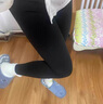 悠曼婭莫代爾秋褲女修身無痕大碼胖mm打底褲內(nèi)穿薄款保暖褲緊身顯瘦襯褲 1276#黑色 XL 125-150斤】 曬單實拍圖