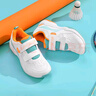 李寧（LI-NING）兒童羽毛球鞋青少年雷霆Junior羽先鋒耐磨防滑易穿魔術(shù)貼運(yùn)動(dòng)鞋 曬單實(shí)拍圖