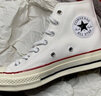 匡威（Converse）【滔搏運動(dòng)】匡威男鞋女鞋高幫帆布鞋Chuck 70復古系帶硫化鞋 162056C 38 曬單實(shí)拍圖