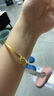 周六福（ZLF）  黃金手鐲女款足金傳承古法工藝手鐲首飾福喜鐲 計價(jià) 56mm-12.61g 曬單實(shí)拍圖