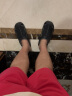 crocs卡骆驰男鞋男士激浪酷网凉鞋低帮户外清凉透气休闲鞋|205289 黑色-001 45(290mm) 实拍图