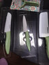 美帝亞廚房刀具套裝陶瓷刀菜刀輔食刀具水果刀片刀家用寶寶嬰兒六件套裝 白刃陶瓷刀-海螺綠 5件套 曬單實(shí)拍圖