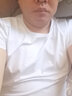 伽維德（JIAWEIDE）短袖t恤男純棉夏季男生純色韓版修身圓領(lǐng)半袖體恤緊身大碼打底衫 白色 5XL(體重185-200斤) 曬單實(shí)拍圖