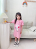 mlgt kids童裝女童連衣裙夏季短袖洋氣時(shí)髦中小童中長(zhǎng)款卡通Polo裙子 粉紅色 100 曬單實(shí)拍圖