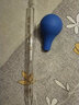 華鷗 玻璃刻度滴管 玻璃短滴管 膠頭滴管 膠頭吸管帶藍吸球 有刻度10ml 帶藍吸球 曬單實(shí)拍圖