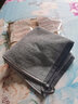 金號（KINGSHORE） 金號純棉掛式擦手毛巾家用成人大人洗臉四方正方形小毛巾搽手方巾加厚柔軟吸水 掛繩S6206藍棕灰3條裝 曬單實拍圖