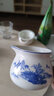 恒古（Heregur） 功夫茶具零配件 茶海 分茶器 奶壺 青花陶瓷公道杯容量250毫升 青花山水(250ML) 曬單實(shí)拍圖