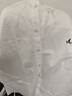 Navigare意大利小帆船純棉長(zhǎng)袖襯衫男秋季白色職場(chǎng)襯衣通勤休閑男裝上衣 光透白 3XL /43 曬單實(shí)拍圖