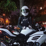 Alpinestars GP PLUS R V3 a星騎行皮衣女摩托車(chē)騎行服女騎士服機車(chē)皮夾克 黑白 40 曬單實(shí)拍圖