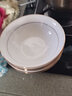 瓷秀源骨瓷大湯碗陶瓷斗碗沙拉碗米飯碗盛菜碗湯碗面碗粉碗可微波餐具 曬單實(shí)拍圖