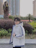 啄木鳥(niǎo)棉衣男潮流棉服男外套男秋冬季新款學(xué)生大童加絨加厚羽休閑絨服男 卡其色 XL (建議125-140斤) 曬單實(shí)拍圖