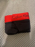 Calvin Klein CK 男士平角內褲套裝 2條裝 送男友禮物 NB1463A 黑色紅邊 M 曬單實(shí)拍圖