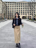 EPET韓系小香風(fēng)黑色外套女春秋季2024新款早初秋裝百搭款短款上衣外套 短外套【單件】 M 45-55kg 曬單實(shí)拍圖