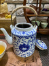 古笙記 大號陶瓷茶壺涼水壺家用單壺景德鎮青花瓷中式仿古老式耐熱提梁 小號/青花纏枝蓮 曬單實(shí)拍圖