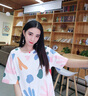 澳琪蘭睡衣女夏季薄款純棉寬松大碼夏天女裝短袖短褲胖MM家居服兩件套裝 HA301 L 曬單實(shí)拍圖