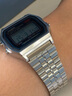 卡西歐（CASIO）小銀塊小方塊大贏家大鵬甜茶同款A(yù)158W A159 A168WA  A164W電子表 A158WA-1DF 【附加貼膜】 曬單實(shí)拍圖