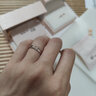 PROMESSA七夕禮物 k金戒指小皇冠公主鉆戒情侶對(duì)戒結(jié)婚戒指(單枚)85441R 11圈 曬單實(shí)拍圖