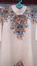 英梵度洋气宽松立领改良旗袍2024春夏季款复古波西米亚气质中长款连衣裙 杏色 XL（115-125斤） 晒单实拍图