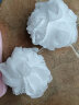 NITORI宜得利家居 浴室用品 沐浴花搓背搓澡 浴球 Bubbly2 LGY 白色 实拍图