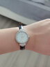 北京手表石英手表女士靈芝瑞物款國表鑲腕表機械紀念男表國表生日禮物 貝母藍-BL951515 曬單實(shí)拍圖