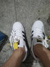 阿迪達斯（adidas）男女鞋三葉草板鞋戶(hù)外運動(dòng)鞋子情侶金標小白鞋學(xué)生時(shí)尚百搭休閑鞋 金標情侶款貝殼鞋/春季上新 38 曬單實(shí)拍圖