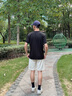 美羅邦 MELOBAN高品質(zhì)夏季薄款男士國風潮流印花短褲學生青年五分褲民族風中褲潮 白色 L 參考110-130斤左右 曬單實拍圖