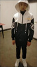 安初夏青少年開(kāi)衫衛衣男士休閑運動(dòng)套裝秋冬季一套學(xué)生寬松衣服男裝外套 W36T白色三件套 常規 XL 【120-140斤】 曬單實(shí)拍圖