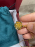 阿梵尼黃金吊墜女牡丹花母親節(jié)禮物999足金3D硬金掛墜送媽媽 黃金牡丹花吊墜 曬單實拍圖