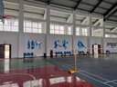 動(dòng)聯(lián)無(wú)界 羽毛球地膠墊室內羽毛球場(chǎng)地加厚防滑PVC運動(dòng)場(chǎng)氣排球塑膠地板 小石紋4.5mm+網(wǎng)柱（含安裝) 曬單實(shí)拍圖