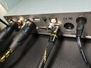 甬威 光纖音頻線(xiàn)SPDIF數(shù)字小米PS4藍(lán)光機(jī)播放器電視聲卡音箱音響回音壁方頭口5.1聲道功放連接線(xiàn) 金屬鍍金（黑網(wǎng)） 1.5M 曬單實(shí)拍圖