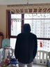 羅蒙男士春秋季新款100蠶絲夾克時尚休閑連帽外套中青年上衣男裝外套 DS-2220黑色 M 曬單實(shí)拍圖