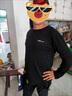 丘澤長(cháng)袖T恤男 衣服男春秋長(cháng)袖打底衣冬季男士長(cháng)袖t恤男 2件裝GE長(cháng)袖：【墨綠+黑色】 XL【適合115-130斤】 曬單實(shí)拍圖