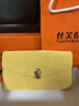 絲芙倫高級感絲綢牛皮長(cháng)款手拿錢(qián)包女氣質(zhì)2026新款牛皮情人節錢(qián)夾放手機 黃色-時(shí)尚絲綢牛皮 禮盒包裝 曬單實(shí)拍圖
