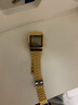 卡西歐（CASIO）手表 經(jīng)典小方塊小金表 電子表時(shí)尚ins復古男表女表情侶 A500WGA-1DF 曬單實(shí)拍圖
