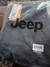 吉普（JEEP）沖鋒褲男休閑褲冬季戶外運動加絨褲保暖寬松直筒工裝褲 黑色 5XL  曬單實拍圖