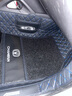 凌狼（LINGLANG）長(cháng)安cs15 cs35 cs55cs75 cs95cs85銳程CC plus專(zhuān)用全包圍汽車(chē)腳墊 雙層-黑藍+黑色絲圈（包門(mén)檻） 曬單實(shí)拍圖
