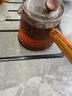 憶壺茶 玻璃泡茶壺帶過(guò)濾側(cè)把壺加厚耐高溫煮茶器電陶爐燒水壺功夫茶具 【小號(hào)】 400ML錘紋側(cè)把壺 曬單實(shí)拍圖